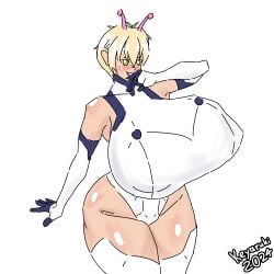 1female 1girls 2d 2d_(artwork) alien alien/human alien_girl alien_humanoid ass bamora_(dandadan) big_ass big_breasts big_hips big_thighs bimbo blonde_hair boobs_bigger_than_head breasts dandadan female female_focus female_only flat_colors gigantic_breasts hips keyaruki massive_breasts monster monster_girl shiny_skin signature simple_background simple_coloring solo solo_focus standing thick_thighs thighs twitter_link unrealistic_proportions vamola voluptuous voluptuous_female