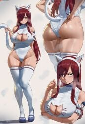 1girls erza_scarlet fairy_tail shexyo