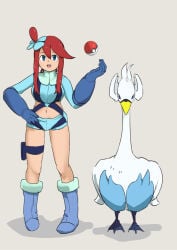 boobs hi_res naba_sensitive nintendo nintendo_ds pokemon pokemon_bw skyla_(pokemon)