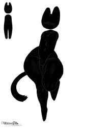 big_legs big_thighs blush_lines cartoonwizzard cat_ears cat_tail catboy femboy furry legs_spread pose strong_legs