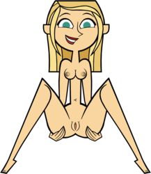 1girls accurate_art_style blonde_hair breasts codl fully_nude looking_at_viewer nude nude_female open_legs pussy samey_(tdi) smile smiling smiling_at_viewer solo solo_female spread_legs spread_pussy spreading spreading_pussy total_drama:_pahkitew_island total_drama_island transparent_background