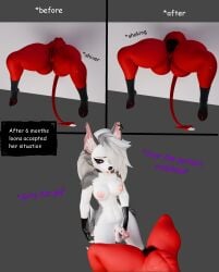 3d anthro ass big_ass big_butt body_modification booty_shorts bubble_butt butt comic corruption curvaceous curvy exposed_pussy fat_ass female futa_on_female futadom futanari hairy hairy_pussy hellhound helluva_boss heperson hips hole_in_wall huge_ass loona_(helluva_boss) millie_(helluva_boss) pregnant pubes shorts shortstack stuck thick thick_ass thick_thighs thighs voluptuous voluptuous_female wide_hips wolf_girl