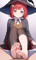 ai_generated cum danganronpa_v3 dominant_female footjob yumeno_himiko