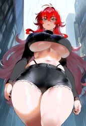 ai_generated ass ass_focus big_ass big_breasts big_butt big_thighs dijiai focus from_front_position front_view high_school_dxd hourglass_figure looking_at_viewer nsfw rias_gremory round_ass round_butt thick thick_ass thick_butt thick_legs thick_thighs thighs wide_hips