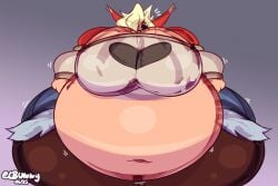 bbw big_breasts breasts cleavage elbunny female furry huge_breasts overweight tagme thick_thighs wide_hips