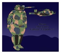 2025 absurd_res allison_(pit_viper) anthro black_sclera body_hair camo_body colored dark_nipples deep_navel female green_body green_eyes grey_body gun happy_trail hi_res living_machine living_tank living_vehicle m60 m60a3 machine machine_gun navel panzerschreckleopard pubes pupils ranged_weapon smoke smoke_from_mouth tan_body tank_(vehicle) tankmorph vehicle weapon white_pupils