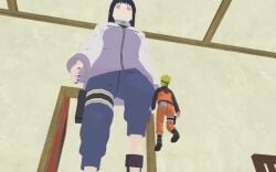 animated barefoot feet feet_up foot_fetish footjob giantess hyuuga_hinata mmd naruto naruto_(series) soles stomp stomped stomping tagme trample trampling uzumaki_naruto video