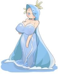 big_breasts blue_hair breasts cookie_run cookie_run_kingdom cookie_run_ovenbreak female large_breasts long_hair meowbox sea_fairy_cookie tagme white_washed