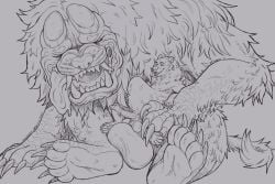 2025 5_fingers alpha_doshaguma anal anal_sex anatomically_correct anatomically_correct_genitalia anatomically_correct_penis animal_genitalia animal_penis anthro anthro_on_feral anthro_on_top anthro_penetrated aroused balls balls_deep basillicus bear bear_ears big_balls big_dom_small_sub big_penis biped bodily_fluids brown_bear canid canine capcom claws closed_eyes digital_drawing_(artwork) digital_media_(artwork) dominant doshaguma dripping drooling duo erection eyebrows fangs fangs_bared felid feline feral feral_on_bottom feral_penetrating finger_claws fingers fur furry_tail genitals grizzly_bear hair head_horn hi_res horn huge_balls huge_cock interspecies kuruk_(character) large_insertion line_art looking_at_another looking_at_bulge looking_pleasured male male/male male_anthro male_feral male_on_bottom male_penetrated male_penetrating male_penetrating_male mammal mane mane_hair monotone_background monster_hunter nude on_bottom on_lap on_top one_eye_closed open_mouth pawpads paws penetration penile penile_penetration penis plantigrade pupils quadruped riding saliva scales seated_carry_position sex sheath short_horn simple_background sitting sitting_on_lap size_difference size_play slightly_chubby small_horn smile sound_effects stomach_bulge straight_horn sweat tail teeth text three-quarter_view tongue tongue_out tusks ursidae ursine ursine_ears ursine_genitalia ursine_penis zoophilia