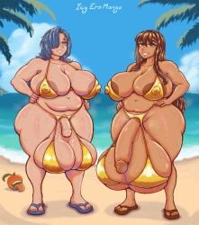 2futas 2girls areola_slip areolae armpits background ball_bra ball_bulge balls balls_bigger_than_head balls_bigger_than_penis ballsack beach big_ass big_balls_small_penis big_butt blue_eyes blue_hair bottom_heavy breasts brown_eyes brown_hair bulge child_bearing_hips choker chubby chubby_female clothed clothing curvy curvy_female detailed_background dumptruck_ass erection female futa_only futanari gigantic_balls gigantic_breasts golden_bikini huge_balls huge_breasts huge_cock huge_nipples huge_testicles human hyper_balls hyper_genitalia icyeromango intersex large large_balls large_breasts large_testicles large_thighs light-skinned_futa light_skin looking_at_viewer massive_ass massive_balls massive_breasts micro_bikini milf milf_futa mommy mostly_nude nipple_bulge nipples nipples_visible_through_clothing onahole oversized_balls penis puffy_areola puffy_nipples revealing_clothes revealing_swimsuit skindentation sling_bikini small_penis smiling smiling_at_viewer smooth_balls smooth_penis standing steam steaming_body sweat sweating tan_skin tanned_female tanned_futa thick thick_thighs thighhighs thighs throbbing_balls venus_body voluptuous voluptuous_female voluptuous_futa voluptuous_futanari