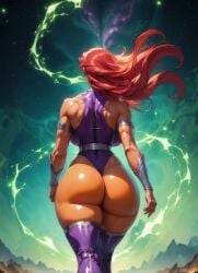 10_seconds ai_animation ai_generated ai_video alien_girl athletic_female aura back_view backboob behind_view big_ass big_booty big_breasts curvy_female dc_comics green_eyes high_quality jiggle_physics koriand'r long_hair moonchild41 no_sound orange-skinned_female orange_skin red_hair skimpy_outfit starfire superheroine swaying_ass swaying_hips tagme tall_female tamaranean teen_titans thick_thighs thigh_high_boots thong_leotard toned_female video walking_away wide_hips