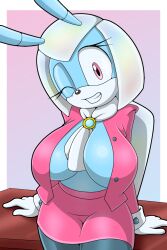1girls clothed female idw_comics idw_publishing jewel_the_beetle sonic_(series) sonic_the_hedgehog_(idw) sonicguru