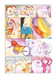 2023 2_penises anal animal_genitalia anthro cloaca cloacal cloacalingus clothing comic diphallia diphallism female frottage frottage_in_slit genitals hi_res inviting jewel_beetle jules_(tentabat) male male/female multi_genitalia multi_penis oral penile penis presenting presenting_penis pulling_down_shorts reptile requesting rimming rubbing_penis scalie sex sex_request snake tango_and_mango_(tentabat) tentabat undressing