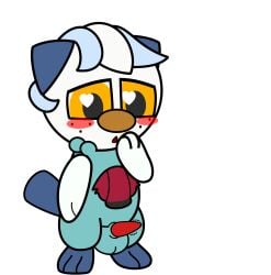 alpha_channel animal_genitalia balls blush blush_stickers cute_fangs erection fangs feral garnet_(lunamann) generation_5_pokemon genitals hi_res looking_down_at_penis lunamann male nintendo oshawott penis pokemon pokemon_(species) sheath simple_background solo teeth throbbing throbbing_penis transparent_background vector_art