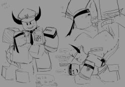 2boys anal_sex blocky_body blowjob blush cum gay gay_sex male oc original_character roblox robloxian sharp_teeth sucking_penis sweat tagme tagme_(artist) text yaoi