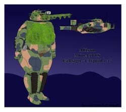 2025 absurd_res allison_(pit_viper) anthro black_sclera body_hair camo_body camo_net colored dark_nipples deep_navel female green_body green_eyes grey_body gun happy_trail hi_res living_machine living_tank living_vehicle m60 m60a3 machine machine_gun navel panzerschreckleopard pubes pupils ranged_weapon smoke smoke_from_mouth solo tan_body tank_(vehicle) vehicle weapon white_pupils