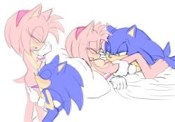 amy_rose angelofhapiness anthro barely_visible_genitalia barely_visible_pussy breasts clothed clothing cunnilingus duo eulipotyphlan female genitals gloves handwear hedgehog hi_res male male/female mammal oral panties panties_down partially_clothed pussy romantic romantic_couple sega sex sonic_(series) sonic_the_hedgehog sonic_the_hedgehog_(series) underwear underwear_down undressing_another vaginal_penetration