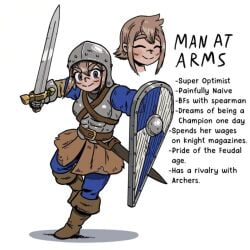 age_of_empires_2 armor female female_knight historical historical_porn kabewski kabooski01 knight man_at_arms tomboy