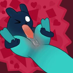 1:1 2_toes absurd_res autofellatio blue_body blush bodily_fluids body_blush curled_up digitigrade exterlewd feet feral genital_fluids genitals gradient_body herm hi_res intersex inv_(rain_world) male_only masturbation one_eye_closed oral oral_masturbation penile penile_masturbation penis penis_in_mouth precum precum_in_mouth precum_on_penis pussy pussy_blush rain_world saliva saliva_on_penis simple_background slit_penis slugcat tail tapering_penis toes vaginal_fluids videocult white_eyes