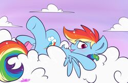 2017 ashee_cakes cloud cutie_mark equine feathered_wings feathers female feral friendship_is_magic hair looking_at_viewer mammal masturbation multicolored_hair my_little_pony outside pegasus penetration pussy rainbow_dash_(mlp) sky solo tongue tongue_out vaginal_penetration vaginal_penetration wings