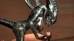 alien_(franchise) breasts female_xenomorph heavy heavy_(team_fortress_2) xenomorph