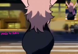 1girls arms_up artist_request ashido_mina ashido_mina_time-skip ass ass_bigger_than_head ass_bigger_than_torso ass_clapping ass_focus ass_in_dress big_ass boku_no_hero_academia boku_no_hero_academia_(finale) bubble_butt dress fat_ass female female_only gluteal_fold handbag horns huge_ass large_ass massive_ass milf mina_ashido mina_ashido_time-skip my_hero_academia my_hero_academia_(finale) pink_hair pink_skin post-timeskip rear_view reference_image solo tagme thick_ass thick_thighs thunder_thighs video wide_hips