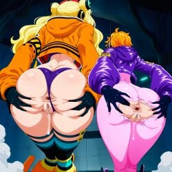 ai_generated anal anal_fingering ass ass_focus big_ass big_breasts blowjob bodysuit breasts clothing erect_nipples female fucked_through_clothes gangbang jarentr male nipples one_piece robot_girl sex size_difference tight_clothing vegapunk_lilith vegapunk_york