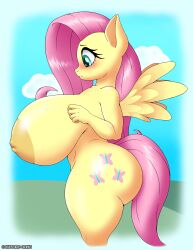 fluttershy (mlp) from friendship is magic by keyboard-draws