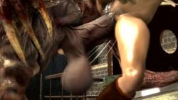 30_seconds 3d 3d_animation balls belly big_ass big_balls big_belly big_breasts big_butt big_penis blue_hair bouncing_balls bouncing_breasts breasts demon devilmask female fluid fluids longer_than_10_seconds male monster nude nude_female penetration penis resident_evil rough rough_sex sfm short_hair shorter_than_30_seconds sound source_filmmaker tagme video william_virgin