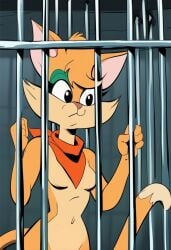 ai_generated cage cat_girl catgirl fantomcat female female_only furry self_upload tabitha_wildcat