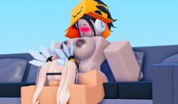 2girls exposed_breasts lesbian_sex pussy_sucking roblox rr34 smarkllyrr34