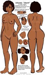 2020 character_sheet dated fake_heterochromia female heterochromia nipple_piercings nudity original_character shanti_(xxxx52) tagme tanlines xxxx52