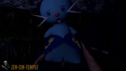 1boy 1girls 3d animal_genitalia animated anthro dewott feral human interspecies no_sound pokemon pokemon_(species) source_filmmaker straight tagme video zensintemple