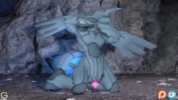 3d 3d_animation animated artist_name cave fangs female female_only game_freak generation_5_pokemon glitched_securitron half-closed_eyes hand_behind_head kneeling kneeling_female legendary_pokemon nintendo no_breasts no_humans non-human non-human_only oerba_yun_fang patreon_logo pokémon_(species) pokemon pokemon_(species) pokemon_bw pokemon_bw2 pokemon_bw_(anime) pussy red_eyes sex_toy sex_toy_in_pussy shadow tagme teeth video video_game video_game_character video_games zekrom