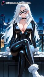 1girls 2025 ai_assisted ai_generated anime artist_name big_breasts big_breasts big_breasts big_chest black_cat_(marvel) black_choker blacked blue_eyes bodysuit breast breasts breasts breasts bridge building bust busty chest choker city city_lights cityscape cleavage crossed_legs explicit felicia_hardy female fur fur-trimmed_boots fur-trimmed_sleeves fur_collar fur_trim hi_res high_quality high_resolution highres large_breasts long_hair looking_at_viewer marvel marvel_comics mask night night_sky patreon patreon_username railing sitting sky skyline skypassion skyscraper smile solo spider-man_(series) stable_diffusion star_(sky) starry_sky watermark white_hair