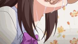 animated censored cum cum_in_mouth fellatio jitaku_keibiin oral school_uniform swallowing yuki_katsuragi