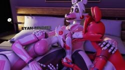 16:9 2021 3d_(artwork) 4k absurd_res anthro ball_fondling balls binocszoomx10 bodily_fluids breasts canid canine collaborative collaborative_fellatio collaborative_oral collaborative_sex crumple_(binocszoomx10) digital_media_(artwork) erection fan_character fellatio female fingers five_nights_at_freddy's five_nights_at_freddy's_2 fondling fox foxy_(fnaf) genital_fluids genitals group group_sex hi_res intraspecies licking licking_precum machine male male/female mammal mangle_(fnaf) nipples nude open_mouth oral penile penis penis_lick precum robot scottgames sex source_filmmaker_(artwork) threesome tongue tongue_out trio widescreen