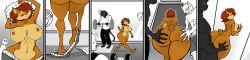 anthro anthro_penetrated archie_comics ass background_character barbell big_breasts blush breasts butt_grab chipmunk clothing comic domestic_cat dumbbell exercise exhibitionism felid feline felis female female_on_human from_behind_position ground_squirrel group hand_on_butt hayakain hi_res human human_on_anthro human_penetrating human_penetrating_anthro interspecies long_image male male/female male_on_anthro mammal penetration rodent sally_acorn sciurid sega sex small_waist sonic_(series) sonic_the_hedgehog_(archie) sonic_the_hedgehog_(comics) sonic_the_hedgehog_(series) teo_(hayakain) third-party_edit undressing undressing_self weightlifting weights wide_image workout y_shaped_butt_crack
