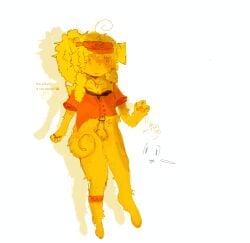 :3 bracelet curly_hair curly_tail do_not_repost dog_boy dog_ears elliot_(forsaken) erection forsaken_(roblox) freckles_on_legs freckles_on_thighs fur leg_band necklace no_background no_pants paws red_shirt red_visor roblox roblox_game robloxian self_upload tagme thai_text thesillies waving_at_viewer waving_hand