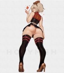 burnice white from zenless zone zero by holy meh
