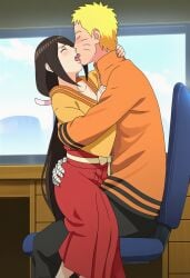 1boy1girl accurate_art_style affair ai_generated at_work blush boruto:_naruto_next_generations breast_grab breasts brother_in_law_and_sister_in_law brown_hair cheating cheating_husband duo_focus female grabbing_breasts hokage hokage_office hyuuga_hanabi indoors jacket kimono kissing long_hair lovers male male/female naruto naruto_(series) office office_chair ponytail sitting sitting_on_chair sitting_on_lap sitting_on_person skirt straddling straight tongue_kiss uncensored uzumaki_naruto very_long_hair yellow_hair