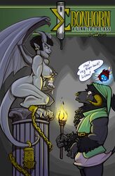 1boy 1futa 2013 3_fingers 4_toes a_link_to_the_ass angry ankle_cuffs anthro arched_back areola biceps black_fur black_hair black_nose black_tail blizzard_entertainment bovine breasts bulge burning_candle cali'fon_(sinister) candle chains claws clothed clothing comic cover cover_page crossover crouching demon dialogue diphallia diphallism ear_piercing ebonhorn_(foxxeh) english_text erect_nipples erection evil_grin eye_contact eyebrows facial_piercing fairy fire fully_clothed fur futa_with_male futanari gargoyle gradient_background grey_background grey_eyes grey_lips grey_nipples grey_penis grey_skin grey_tail grey_wings group hair half-closed_eyes holding_object horn humanoid humanoid_penis intersex looking_down looking_up male mammal membranous_wings minotaur multi_penis muscular muscular_futanari muscular_male nintendo nipples nose_piercing nose_ring nude original_character penis phrygian_cap piercing pillar portrait red_hair sex_toy shackles shia_(artist) shocked short_hair side_view simple_background smile speech_bubble standing stare tail_tuft text the_legend_of_zelda three-quarter_portrait toe_claws toes torch tuft tunic underwear vibrator video_games warcraft white_candle wing_claws wings world_of_warcraft