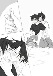 doujinshi kagerou_daze kagerou_project kisaragi_shintarou mekakucity_actors seto_kousuke shounen_ai yaoi