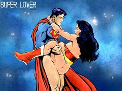 2001 arms_around_neck couple dc_comics female happy_sex justice_league male passionate pat romantic romantic_couple romantic_sex sex stand_and_carry_position standing_position standing_sex superman superman_(series) tagme wholesome wonder_woman wonder_woman_(series)