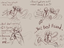 ass comic compulsion flower flowey_the_flower frisk mockery monochrome panty plant rape rough_sketch sketch trap undertale