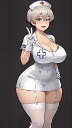 ai_loverhoney nurse thick_thighs uzaki-chan_wa_asobitai! uzaki_hana