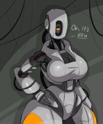 1_eye 1girls ass big_ass big_breasts big_thighs breasts butt db-draws dialogue female female_focus female_only femdom gigantic_ass gigantic_breasts gigantic_thighs glados glados_(humanoid) huge_ass huge_breasts huge_thighs non-mammal_breasts portal_(series) portal_2 robot robot_girl robot_humanoid tagme text thick_hips thick_thighs thighs yellow_eyes