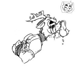 anthro black_and_white cosplay cute discord_(mlp) faggot furry gay jackalman mlp monochrome my_little_pony sakuya_izayoi sketch sucking sucking_penis thundercats touhou yaoi