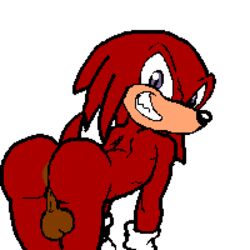 ancient-onyx animated anthro arm_support ass backsack backside balls bent_over brown_anus brown_balls dreadlocks frame_by_frame gif gloves hedgehog inviting knuckles_the_echidna looking_at_viewer lowres male male_only partially_animated presenting_hindquarters purple_eyes raised_tail red_fur sharp_teeth smiling sonic_(series) swinging_balls taint teasing white_background