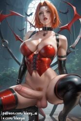 ai_generated arm_warmers armwear balls bats big_balls big_penis bloodrayne bottomless bottomless_futanari choker choker_chain clenched_teeth clothed clothed_female clothing erect_penis futa_focus futa_only futa_sans_pussy futanari ginger ginger_hair ginger_hair_futa hand_on_ass hand_on_own_ass hanging_balls harness hourglass_figure hourglass_figured_futanari huge_cock hyper_cock hyper_penis klexyai looking_down looking_down_at_viewer mostly_nude mostly_nude_female muscular muscular_futanari nipple_bulge partially_clothed partially_clothed_female patreon patreon_username penis rayne red_lipstick solo solo_focus solo_futa solo_futanari squat squatting squatting_futanari teeth_clenched thick_thighs thigh_highs thighhighs vampire vampire_girl voluptuous voluptuous_futanari